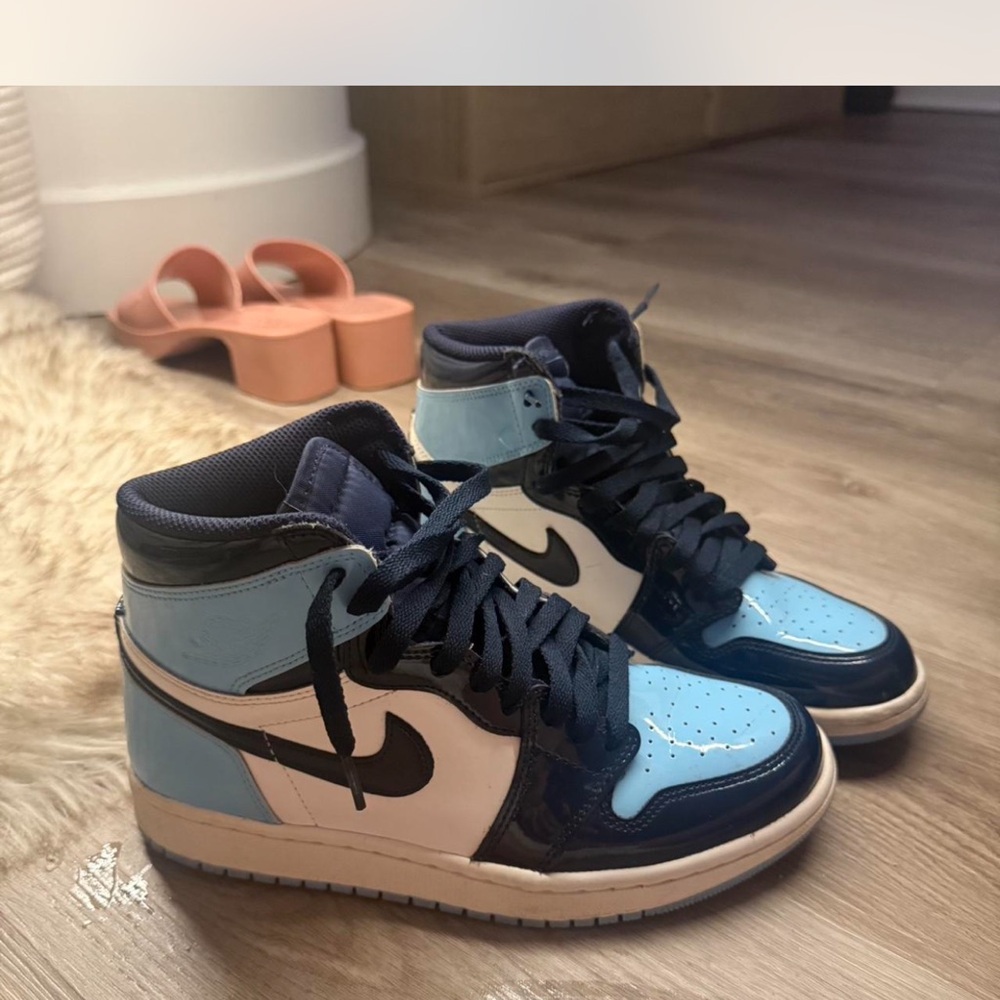 Nike Blue and Black Athletic Shoes